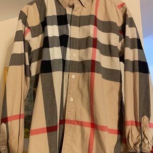 Burberry Brit Nova Check Long Sleeve Shirt - XXL